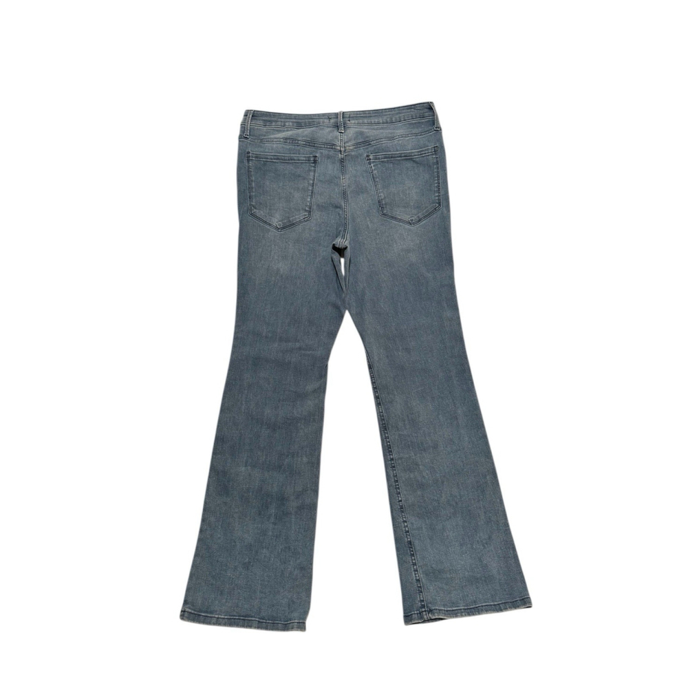 Simply Vera Wang Bootcut Denim Jeans Womens 14 35x32.5 (Long) Distressed Blue - Picture 14 of 16